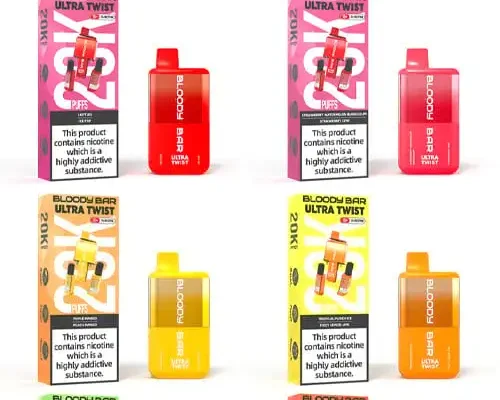 Bloody Bar Ultra Twist 20K Pod Kit: The very best Disposable Vape Kit Deals in the UK
