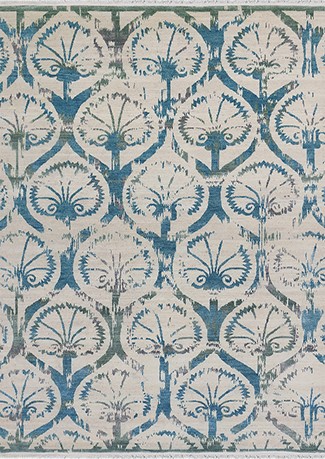 custom hand knotted rug