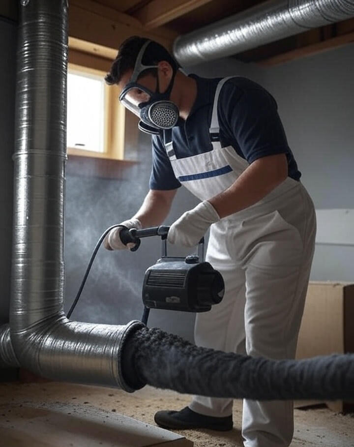 Negative Pressure Air Duct Cleaning