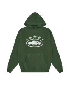 Sweat à Capuche 5 Starz Alcatraz Vert Corteiz