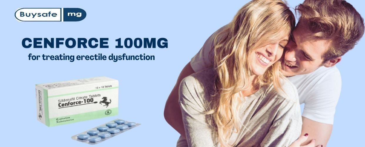 Cenforce 100 tablet – ED medication with sildenafil citrate for treating erectile dysfunction.