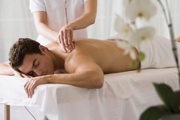 Relaxing full body therapy session – Massage Chevy Chase for stress relief and wellness.