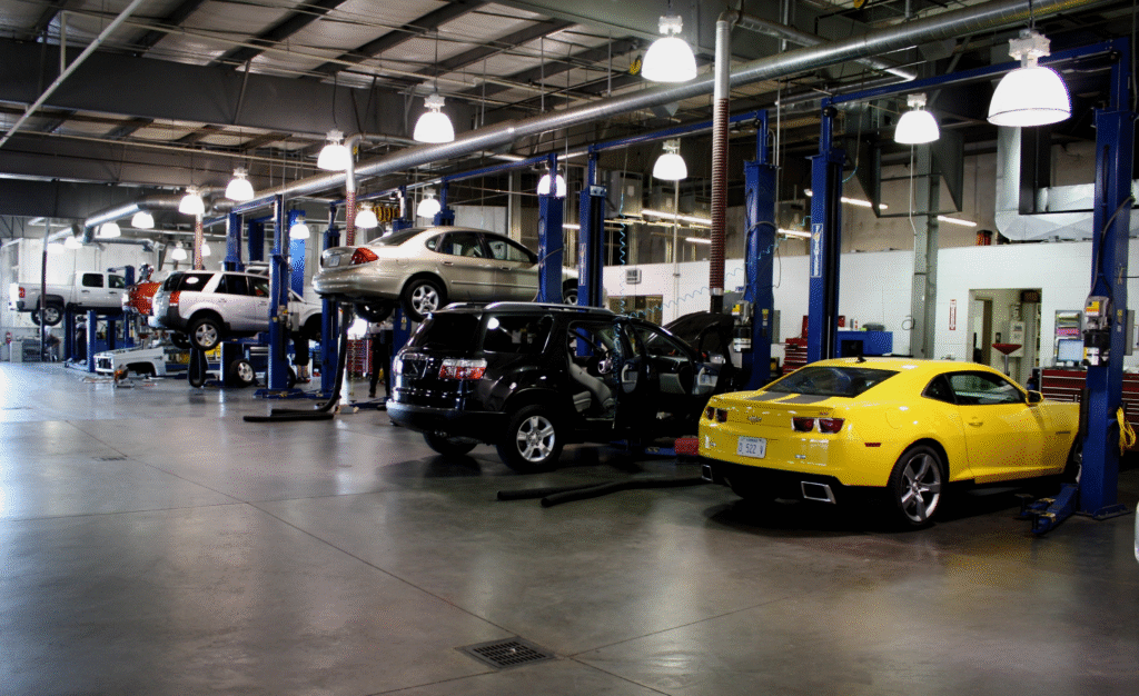 car repair garage dubai