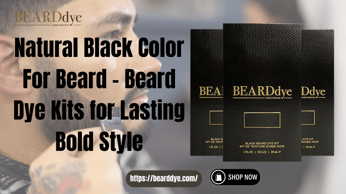 Natural Black Color For Beard