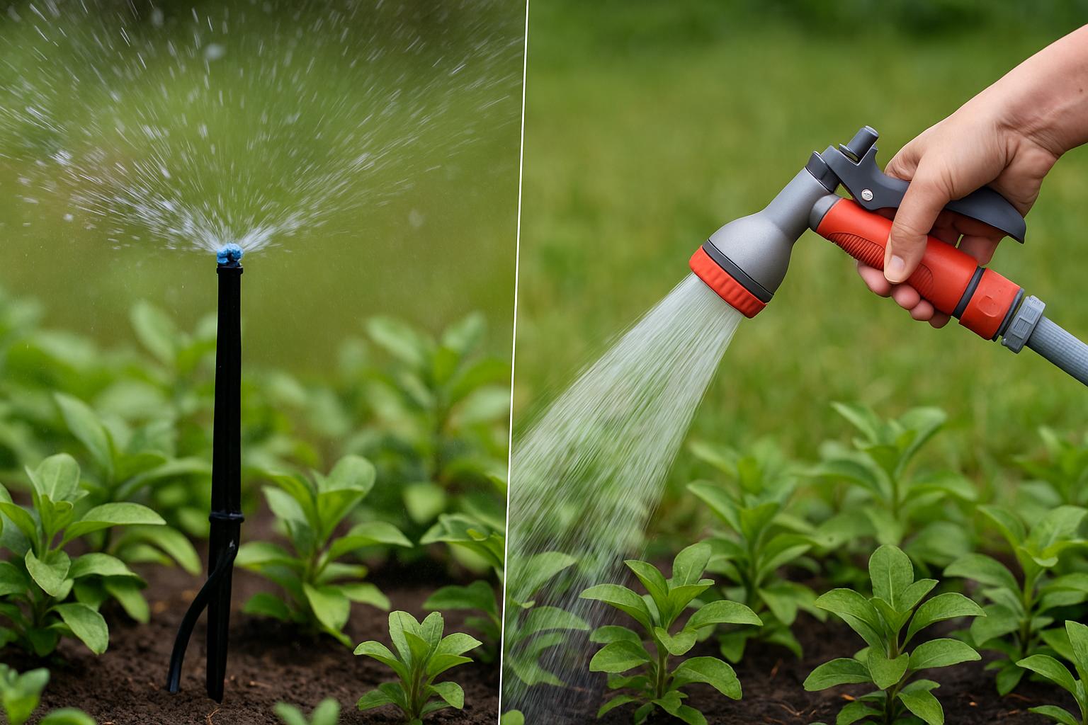 Hand Watering: