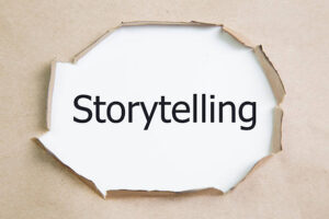 Shelter-based storytelling for conflict survivors