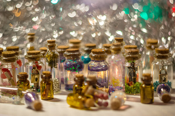 Floating Dreams Creative Expressions in Glass Bottles