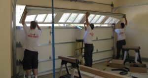 Garage door installation