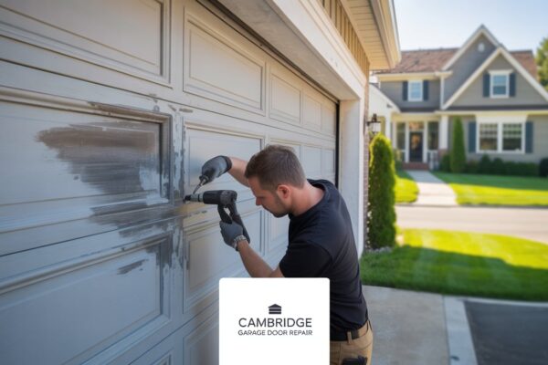 How Do Local Regulations Affect Garage Door Dents Repair in Cambridge?