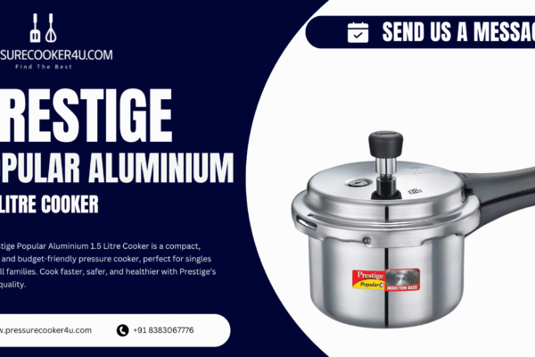 Prestige Popular Aluminium 1.5 Litre Cooker