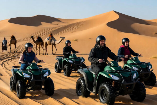 Quad Biking in the Desert