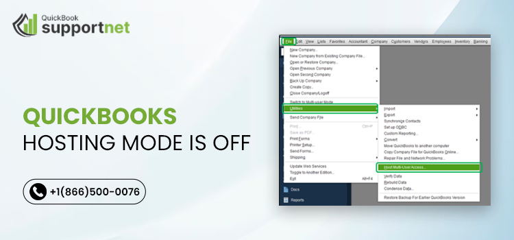 QuickBooks Hosting Mode is Off