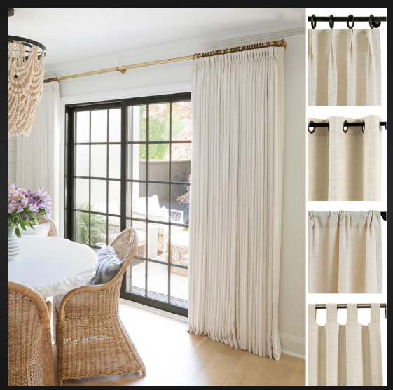 linen curtains