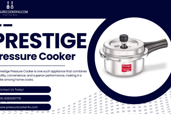 Prestige Pressure Cooker stainless steel model for safe and fast home cooking