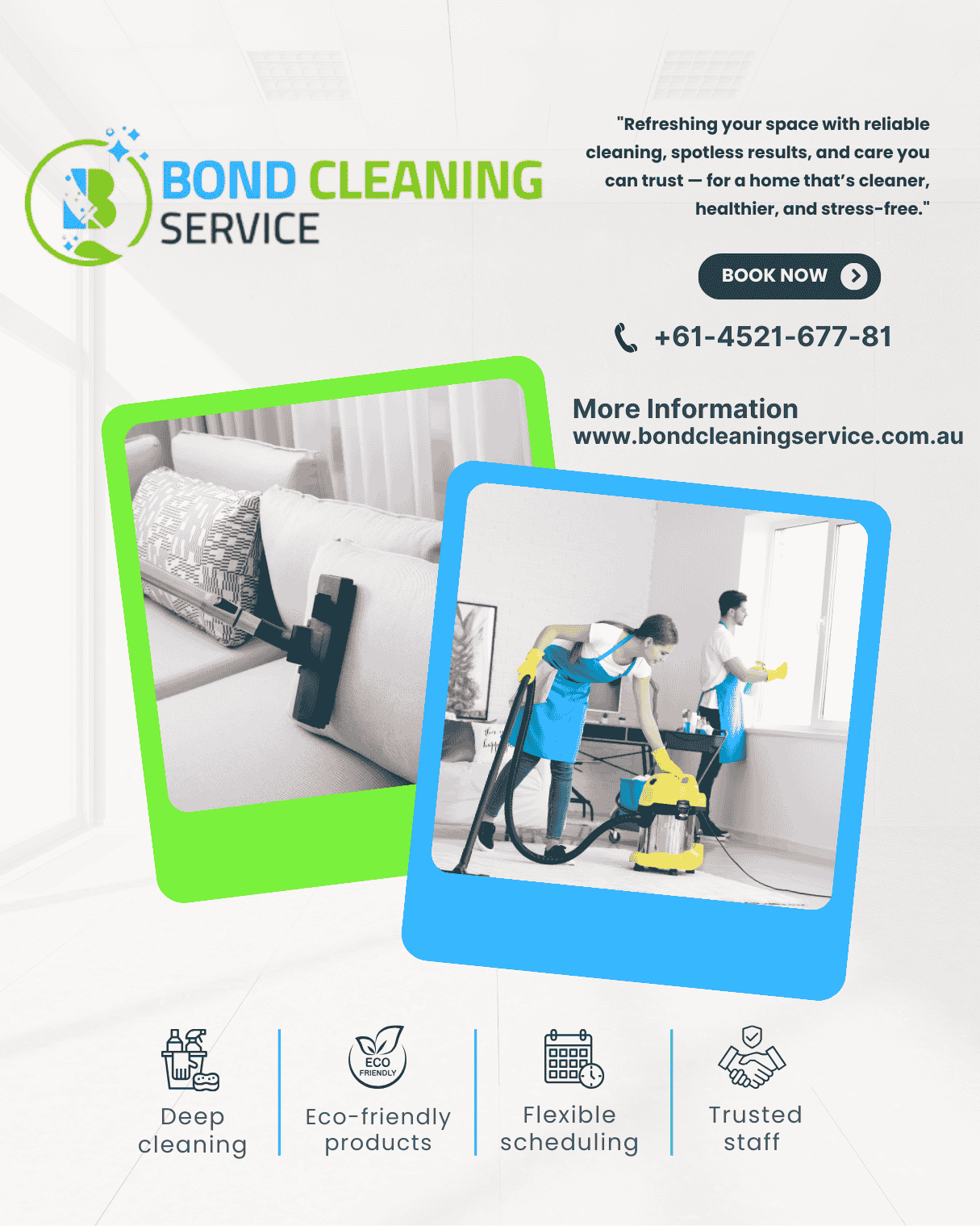 Find professional bond cleaning services near you. Our expert end-of-lease cleaners ensure your rental deposit is protected. Quick quotes, guaranteed results. Search now!